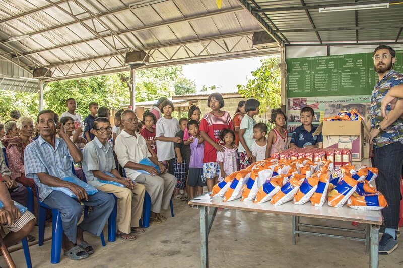 Community group gathered at hall