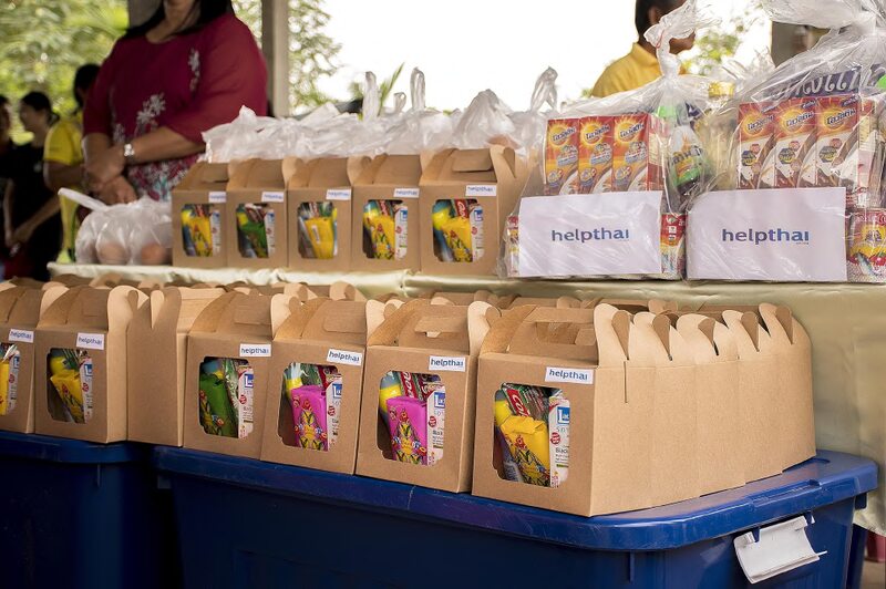 Help Thai care packages ready for distribution